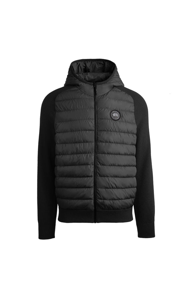 HYBRIDGE KNIT REVERSIBLE HOODY BLACK LABEL