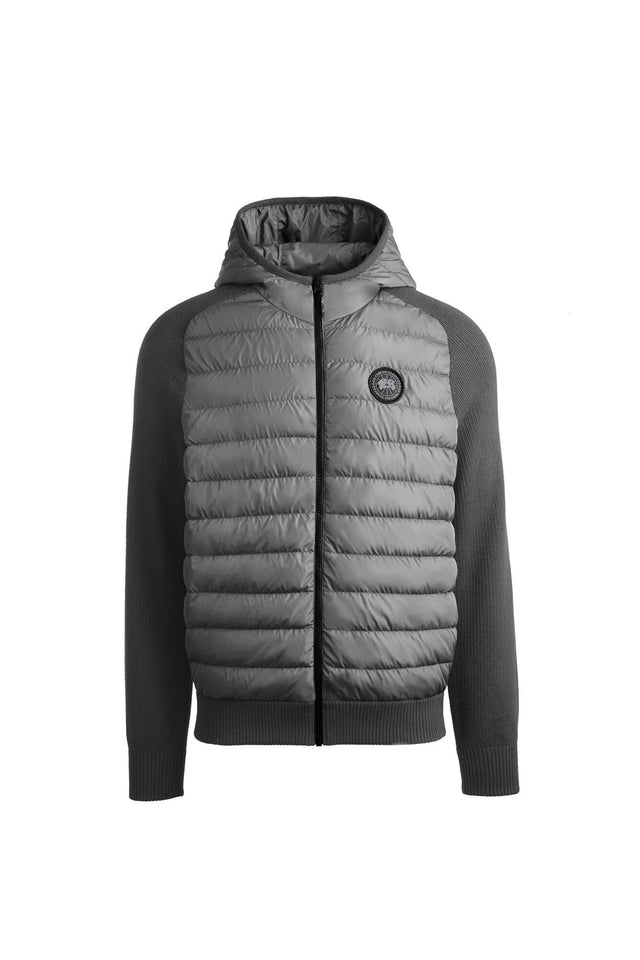 HYBRIDGE KNIT REVERSIBLE HOODY BLACK LABEL