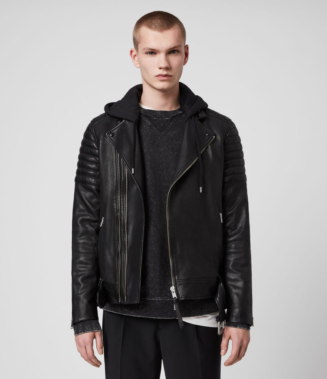 COBDEN LEATHER BIKER JACKET