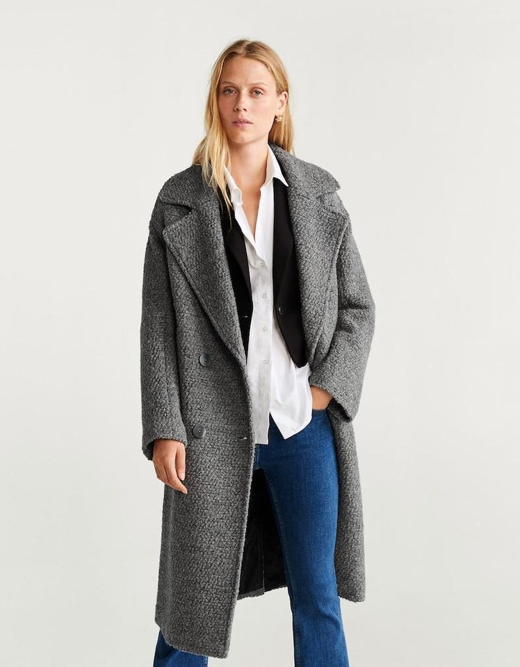 FUR BOUCLE COAT