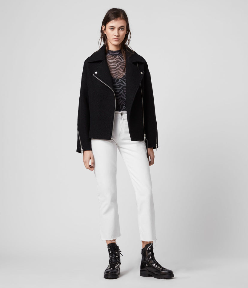 PAXTON WOOL BIKER JACKET