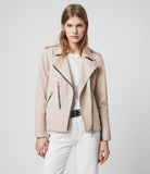 ELVA LEATHER BIKER JACKET