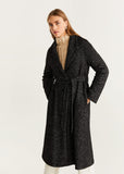 BELTED WOOL COAT