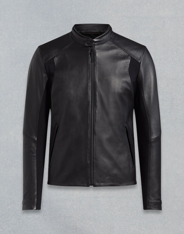 X MCLAREN Leather Jacket