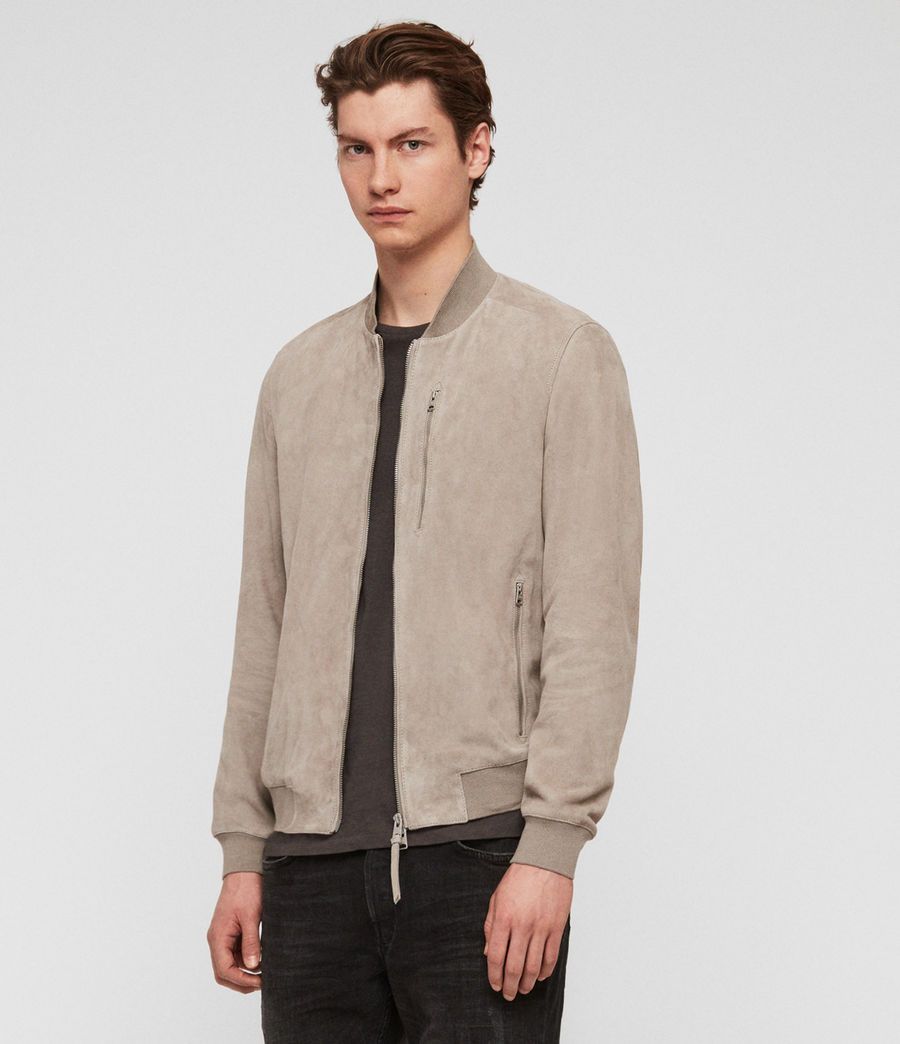 KEMBLE SUEDE BOMBER JACKET