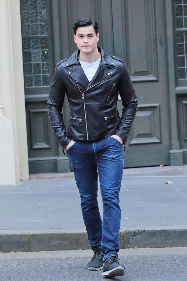 Designer Mens Leather Jacket