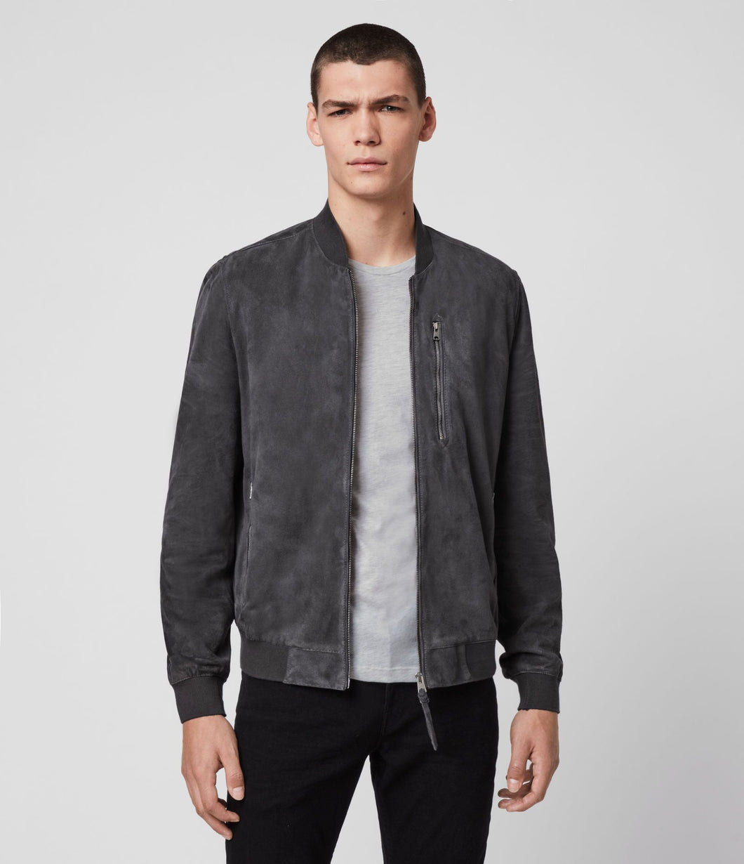 KEMBLE SUEDE BOMBER JACKET