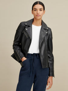 Leather Moto Jacket