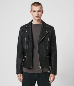 MAZO LEATHER BIKER JACKET