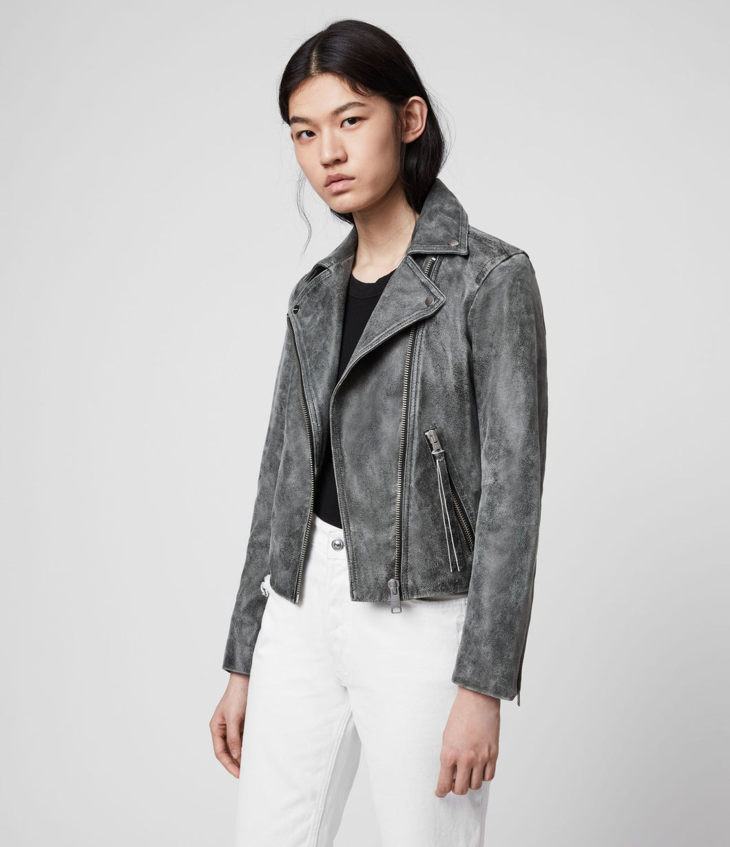 DALBY IRIS LEATHER BIKER JACKET