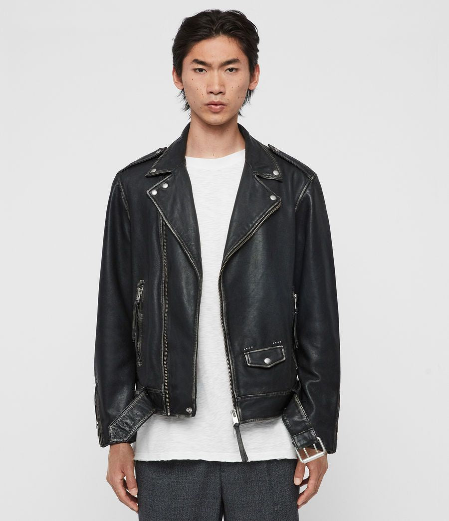 HAWLEY LEATHER BIKER JACKET