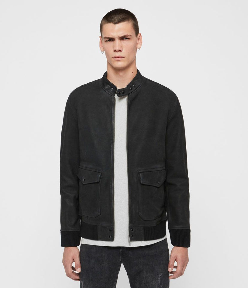 AMHURST LEATHER AVIATOR JACKET