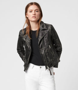 DRURY LEATHER BIKER JACKET
