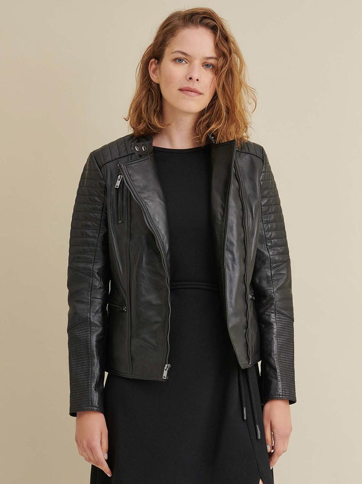 Hadley Quilted Leather Jacket