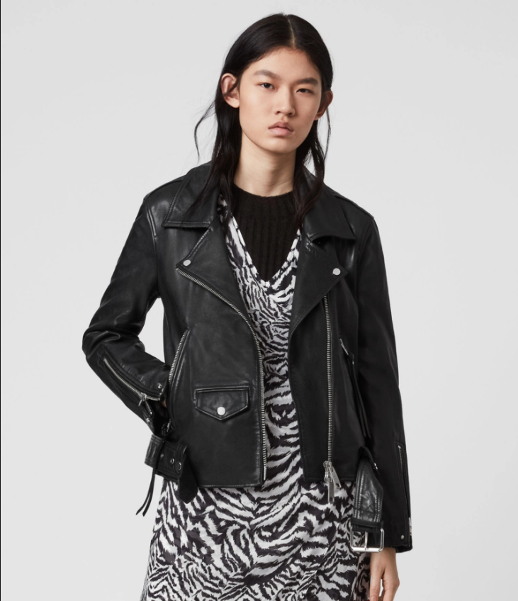 LUNA LEATHER BIKER JACKET