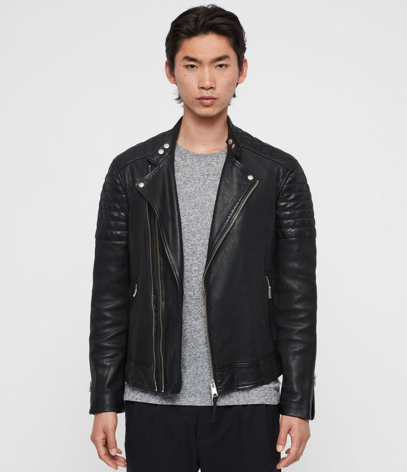 RIGBY LEATHER BIKER JACKET