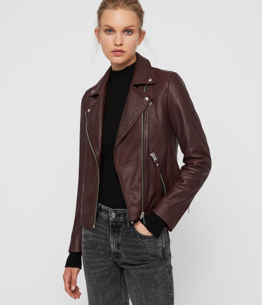 DALBY LEATHER BIKER JACKET