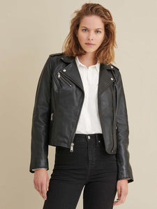 Madeline Asymmetrical Leather Jacket