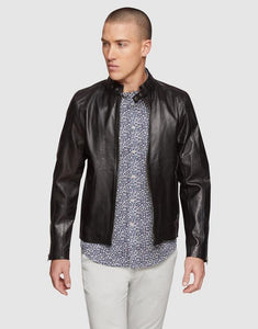 OXFORD Dean Lambskin Leather Jacket
