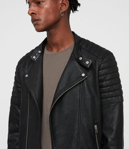 JASPER LEATHER BIKER JACKET