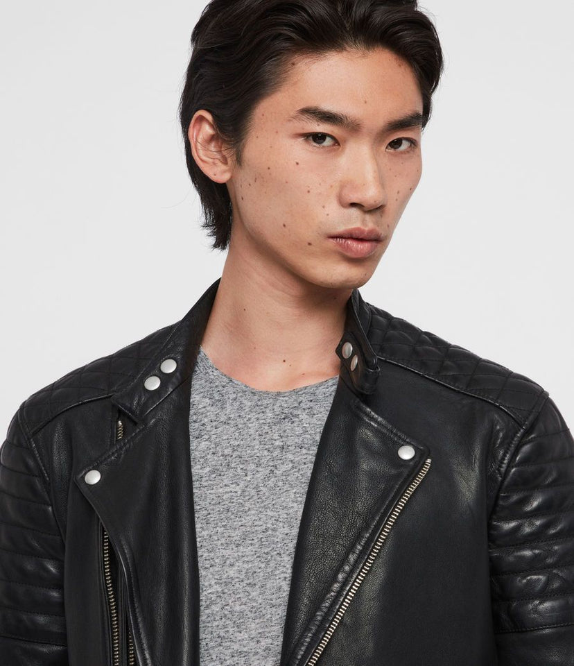 RIGBY LEATHER BIKER JACKET