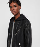 HARWOOD LEATHER BIKER JACKET