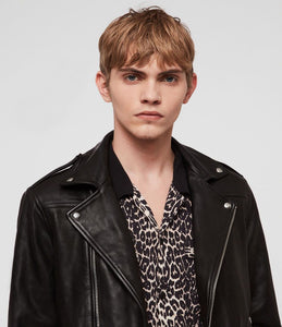 MANOR LEATHER BIKER JACKET