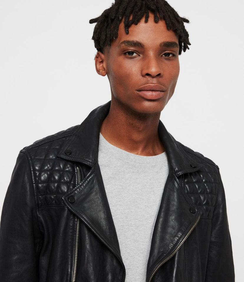 CONROY LEATHER BIKER JACKET