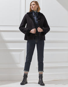 SHEARLING CAR JACKET