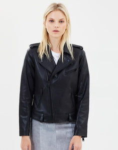 ENA PELLY Minimalist Biker Jacket