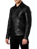 CALIBRE BLACK LEATHER JACKET W9