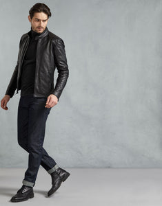 X MCLAREN Leather Jacket
