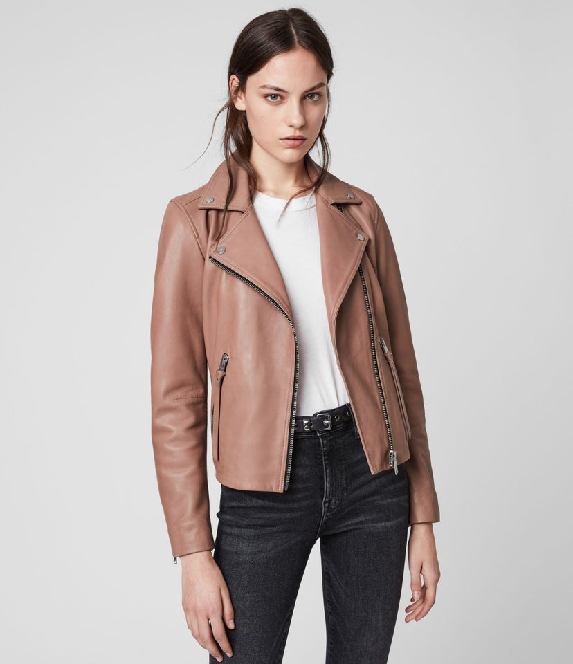 DALBY LEATHER BIKER JACKET