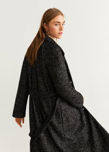 BELTED WOOL COAT