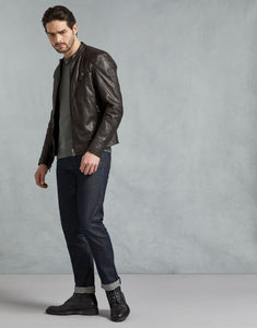 V RACER LEATHER JACKET