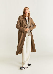 BELTED WOOL COAT