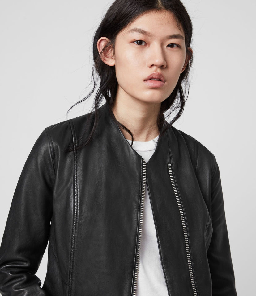 JAE LEATHER BLAZER