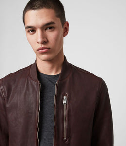 MASON LEATHER BOMBER JACKET