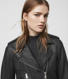 ELVA LEATHER BIKER JACKET