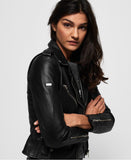 Rylee Leather Biker Jacket