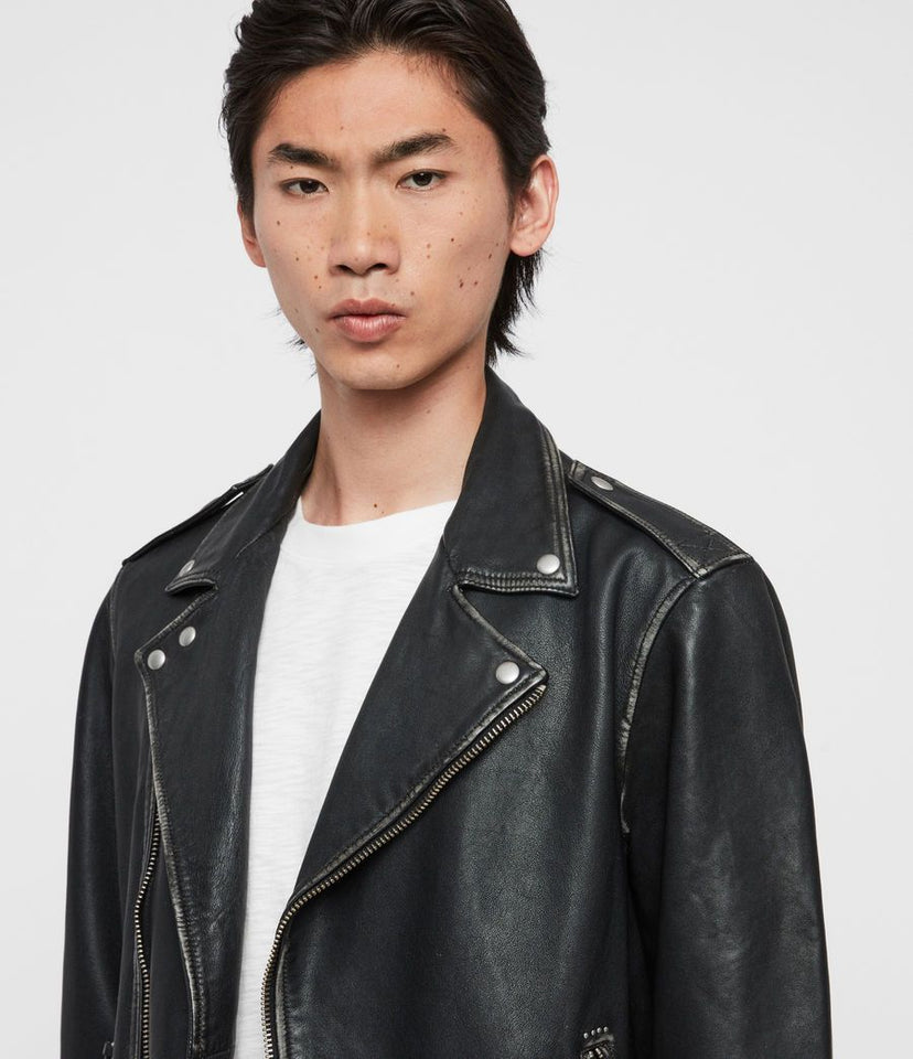 HAWLEY LEATHER BIKER JACKET