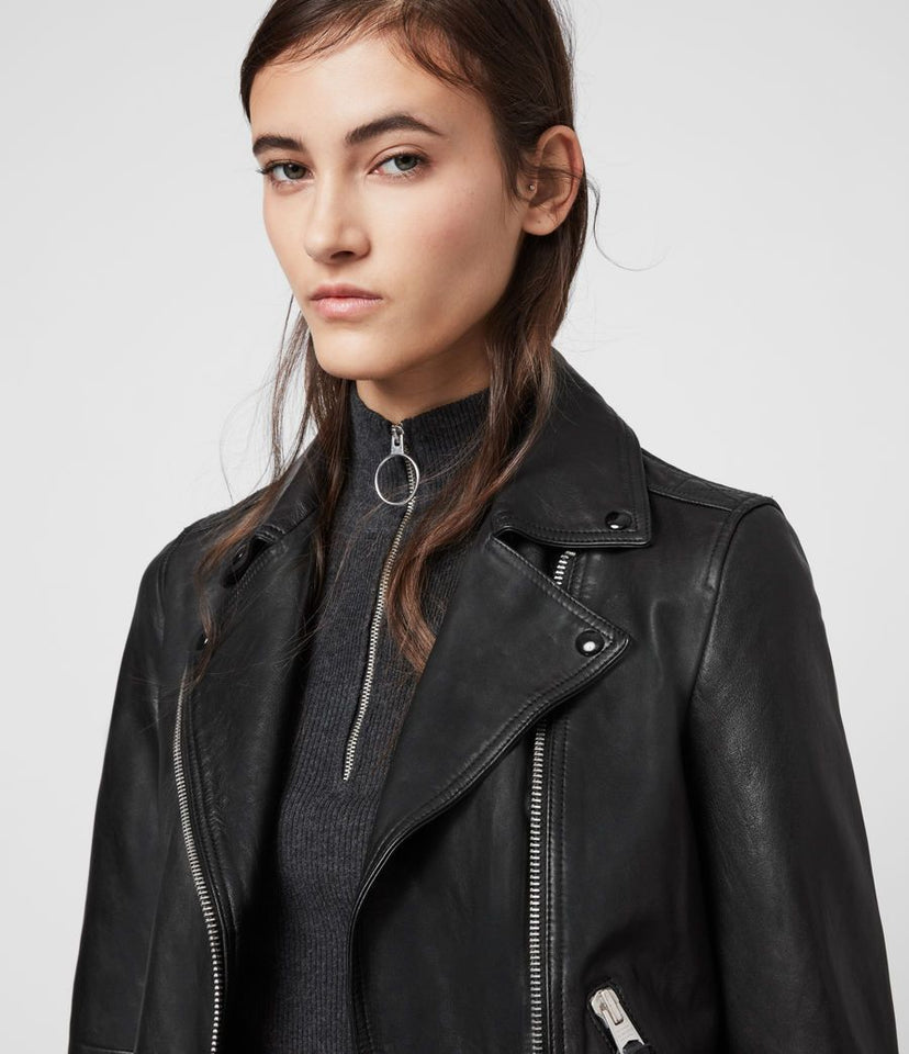 DALBY LEATHER BIKER JACKET