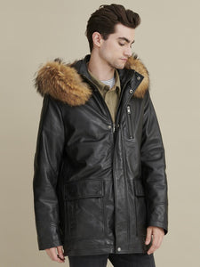 Jasper Leather Parka