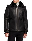 Karl Lagerfeld Shearling Aviator Jacket