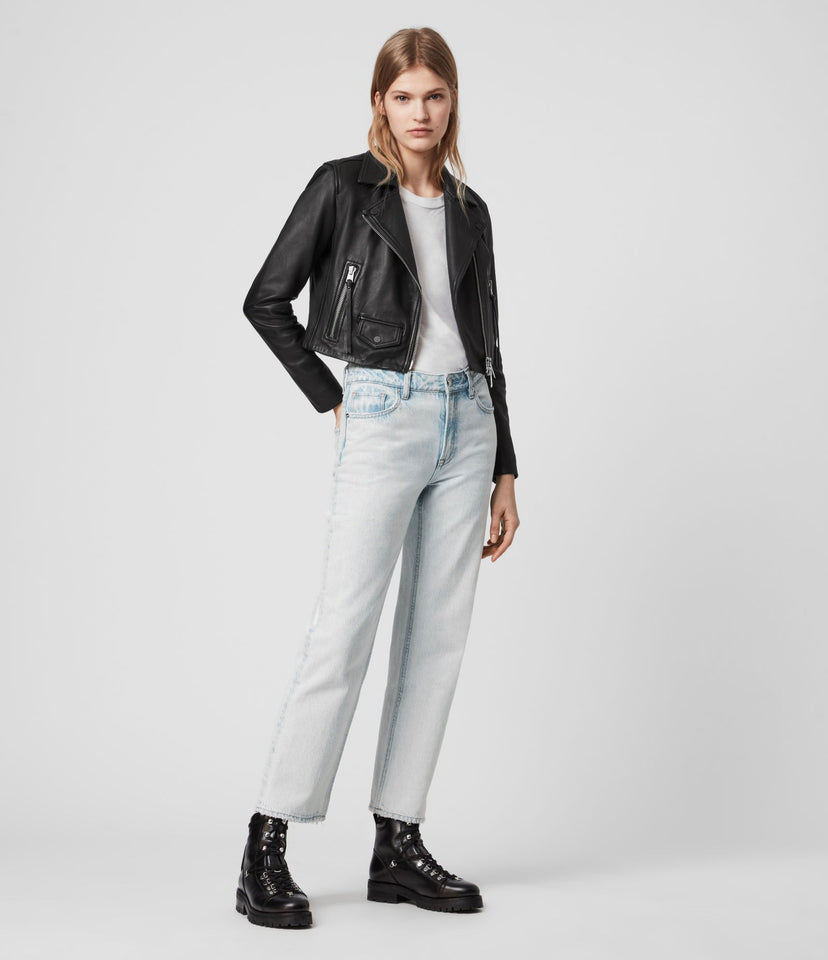 ELORA LEATHER BIKER JACKET