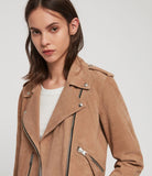 PLAIT BALFERN SUEDE BIKER JACKET