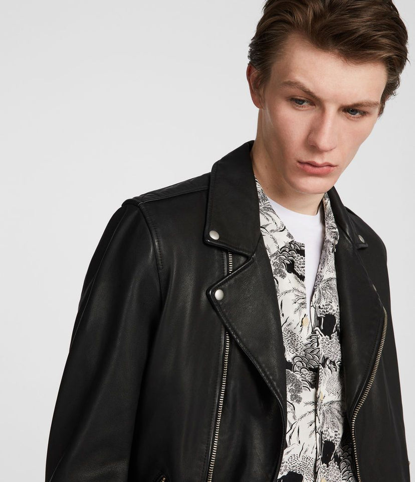 MILO LEATHER BIKER JACKET