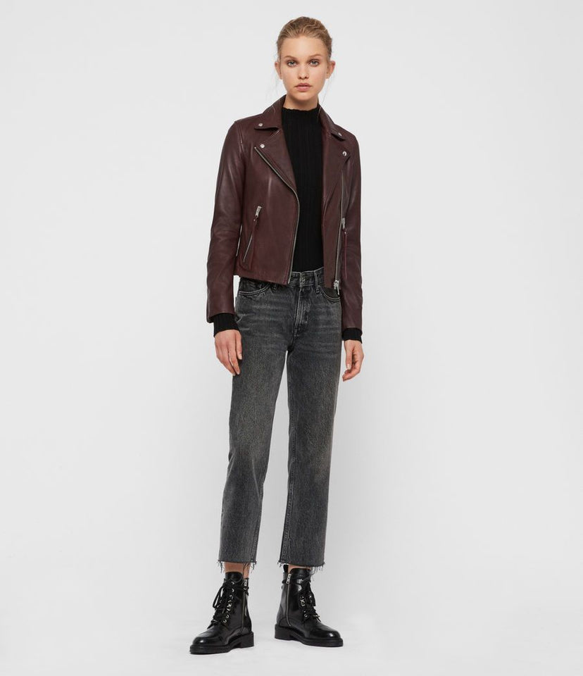 DALBY LEATHER BIKER JACKET