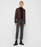 DALBY LEATHER BIKER JACKET