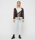 ELDER SHEARLING BIKER JACKET